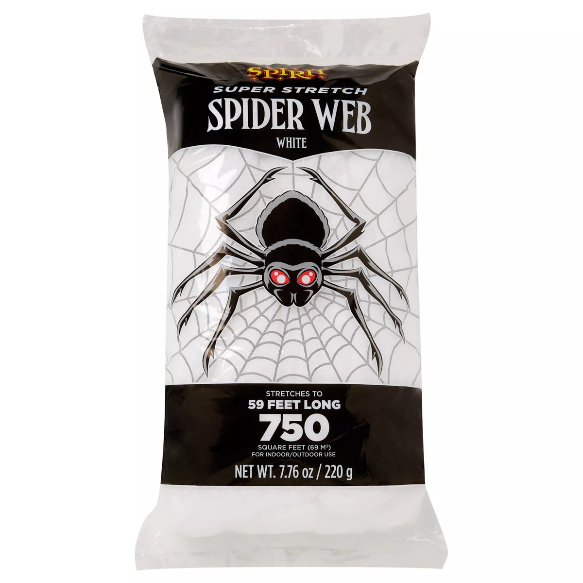 Superstretch Jumbo Bag Spider Web Decoration