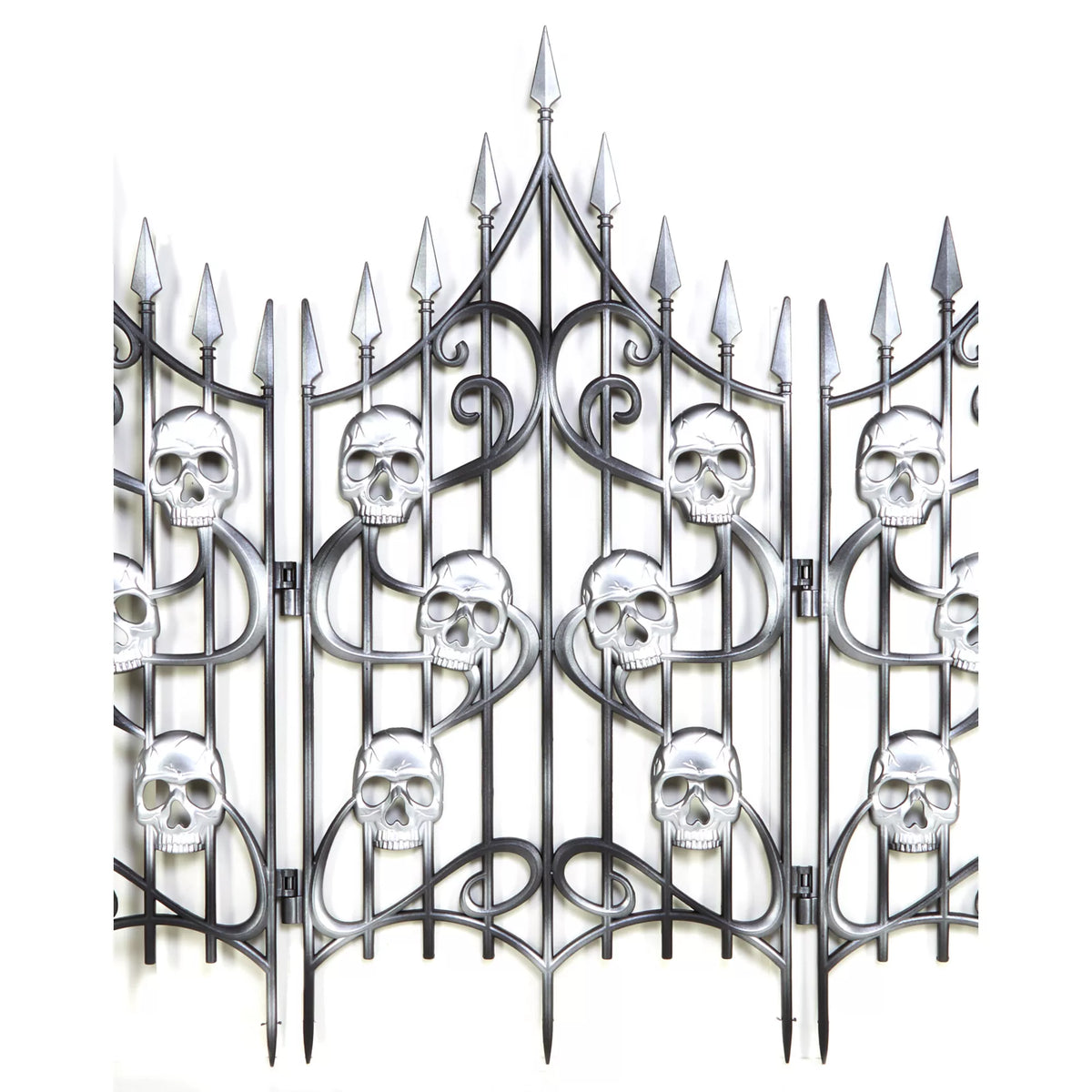 3 Ft Skull Swirl Fence