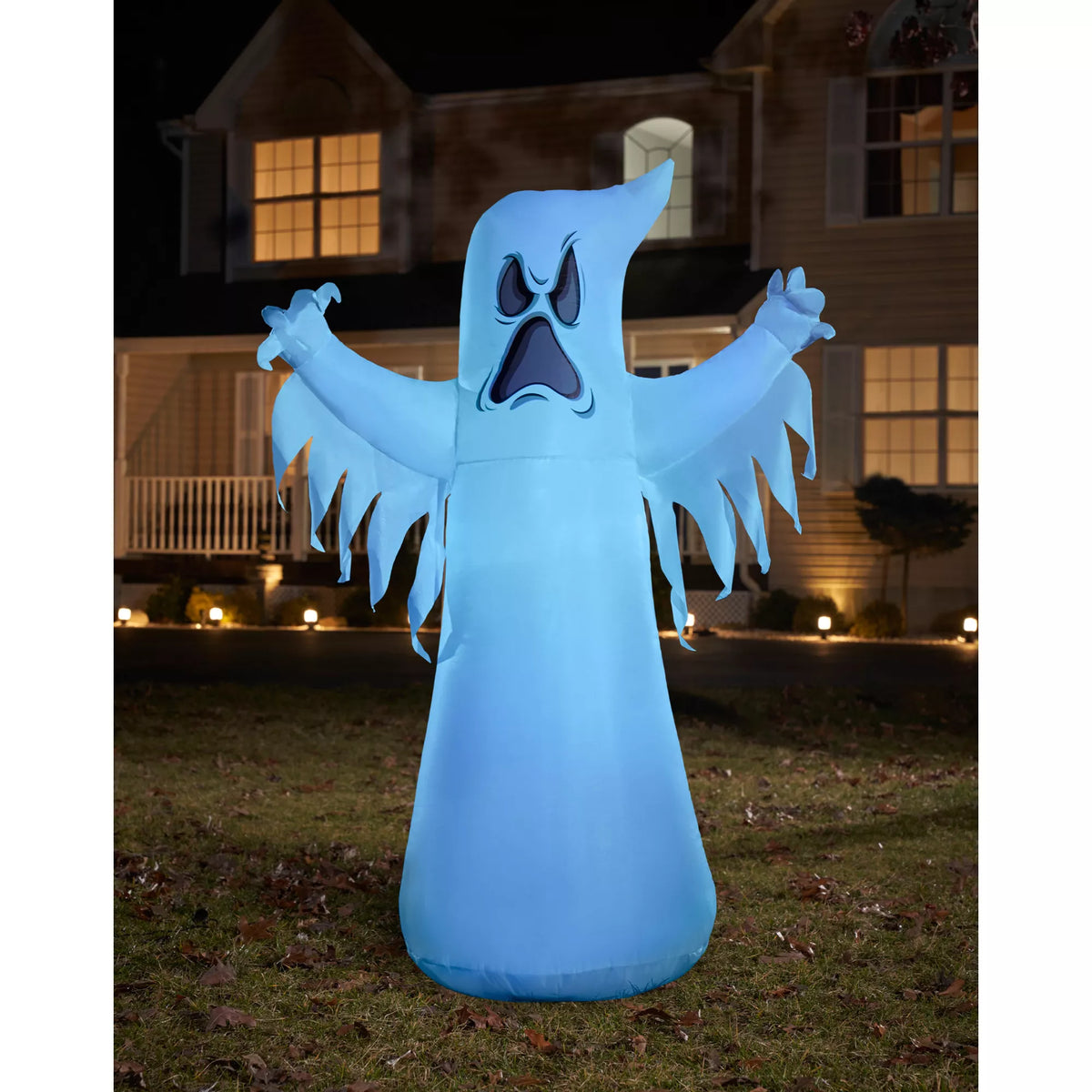 8 Ft Light-Up Ghost Inflatable Decoration