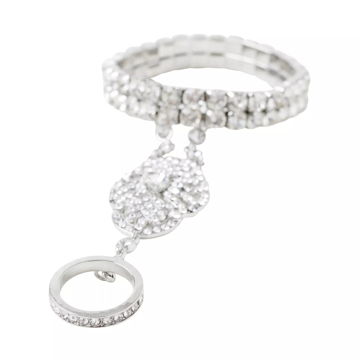 '20s Gem Hand Chain Bracelet