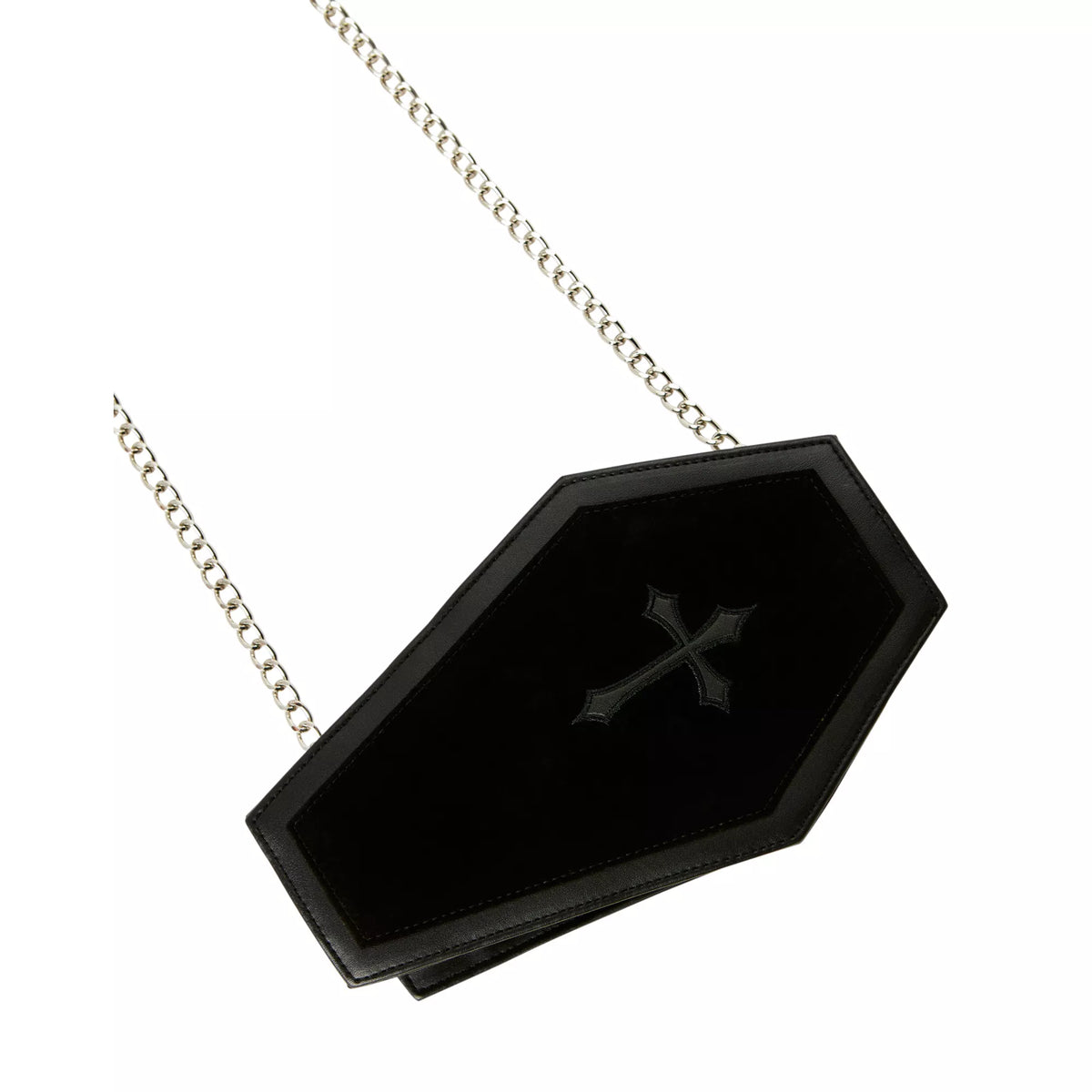 Black Coffin Crossbody Bag