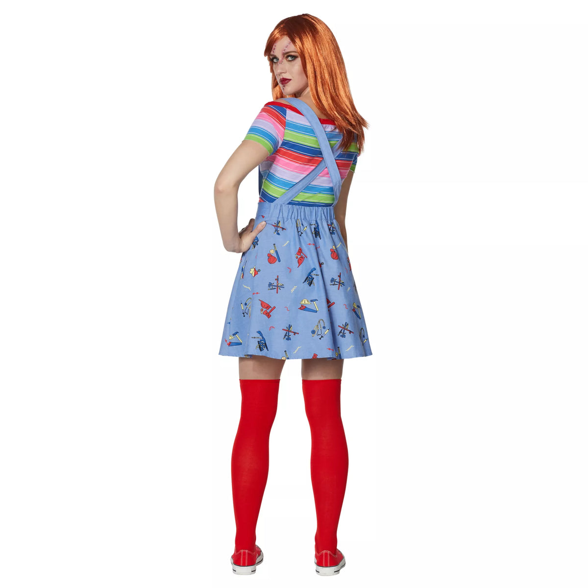 Adult Plus Size Chucky Good Guys Skirt Costume