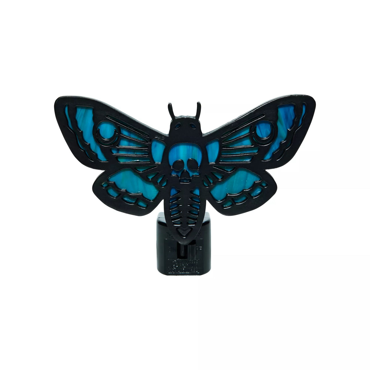 Stained Glass Death Moth Nightlight