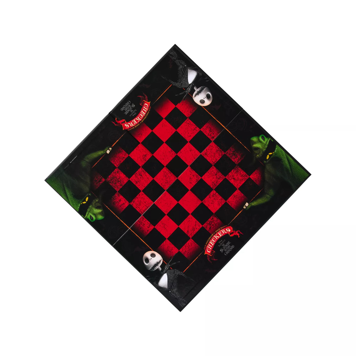 Jack Skellington vs. Oogie Boogie Checkers Set - The Nightmare Before Christmas
