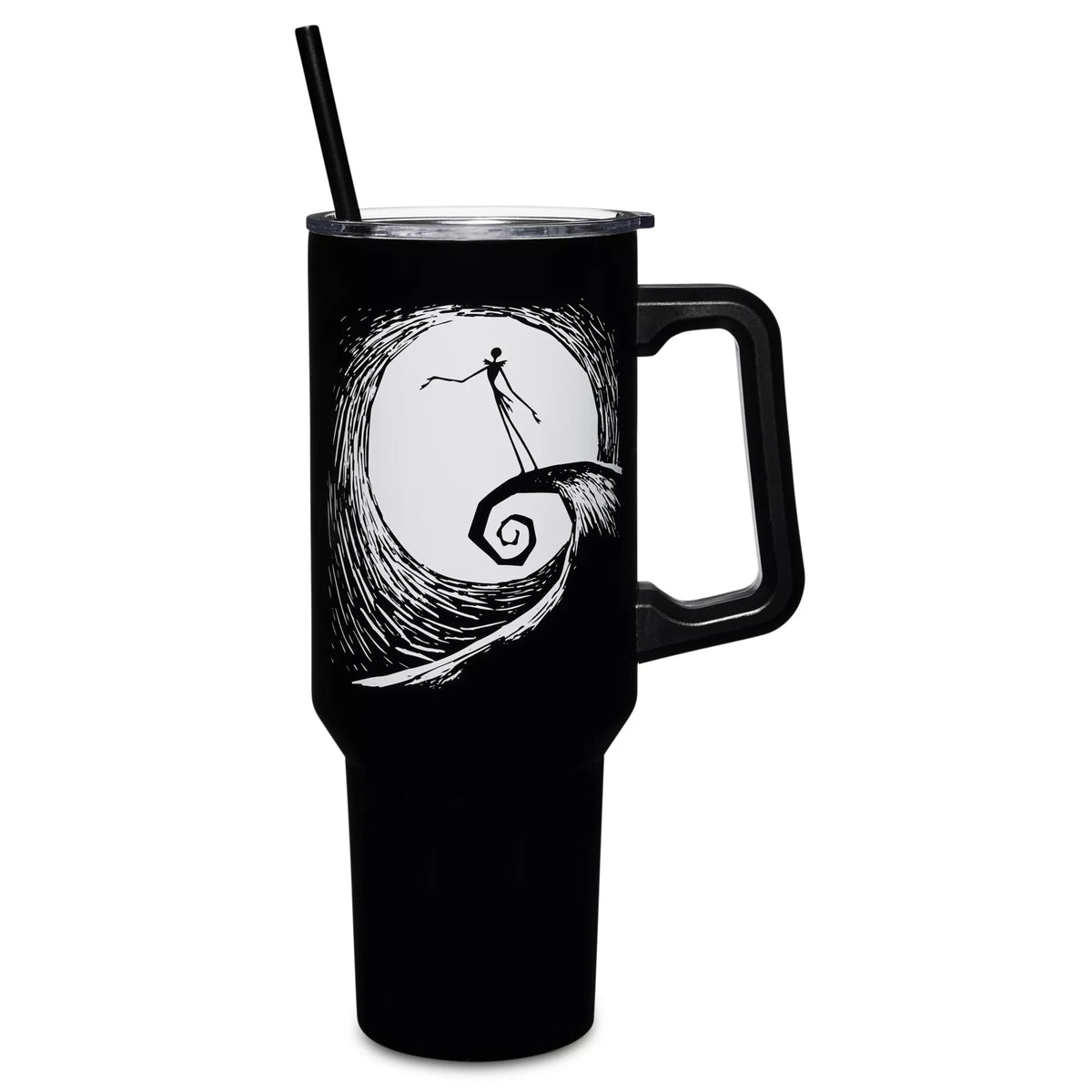 The Nightmare Before Christmas Jack Skellington Travel Tumbler with Straw - 40 oz.