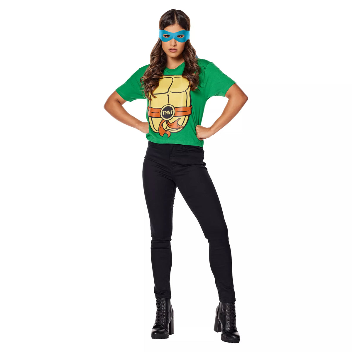 Adult Teenage Mutant Ninja Turtles T Shirt Plus Size Costume Kit