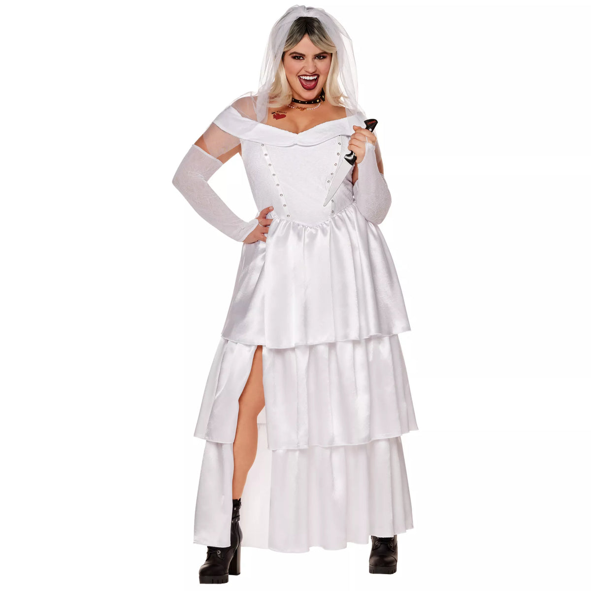 Adult Bride Tiffany Dress Plus Size Costume - The Bride of Chucky