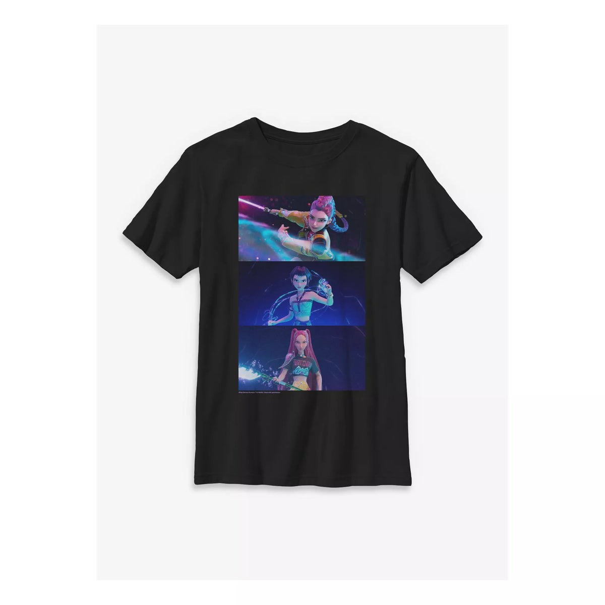 Kids Rumi Zoey and Mira T Shirt - KPop Demon Hunters